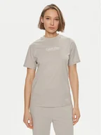 Koszulki i topy damskie - Calvin Klein T-Shirt Coordinates K20K207005 Beżowy Regular Fit - miniaturka - grafika 1