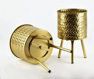 Komplet 2 Doniczek L:20xh32cm,m:18xh28cm - Donice - miniaturka - grafika 3