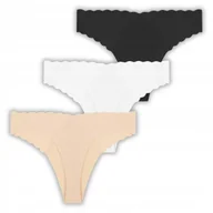 Majtki damskie - ZESTAW 3X FIGI MAJTKI DAMSKIE BRAZYLIANY KLASYCZNY KRÓJ KOBIECE MORAJ XL - miniaturka - grafika 1