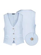 Kamizelki damskie - Eight2Nine Kamizelka w kolorze błękitnym - miniaturka - grafika 1