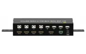 Przełączniki KVM - TECHly PRZEŁĄCZNIK KVM HDMI/USB 4X1 MULTIVIEWER 4W - miniaturka - grafika 1