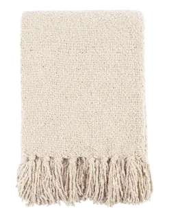Koc Boucle 130X170 Cm Ecru - Koce - miniaturka - grafika 1