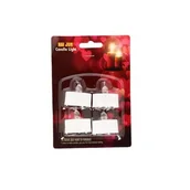 Świece - Świeczka LED ciepły biały 3,7 x 1,8 cm 4 sztuki - miniaturka - grafika 1