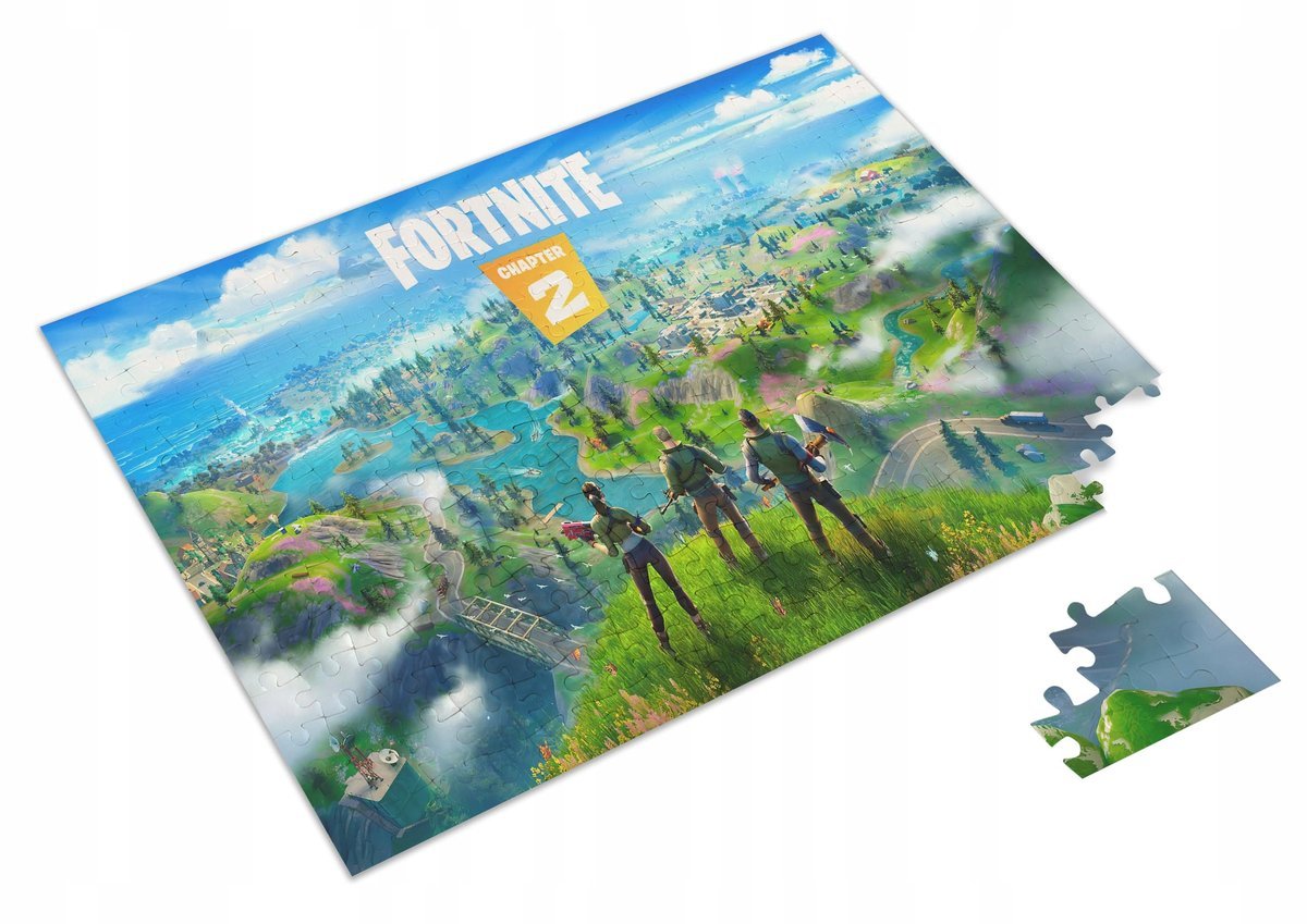 Puzzle Fortnite Gra + Imię pudełko A3 252 el.