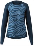 Pozostała odzież dla rowerzystów - Zimtstern Zimtstern TechZonez LS Shirt Women, heritage blue/french navy L 2021 Koszulki MTB i Downhill W10052-3016-04 - miniaturka - grafika 1
