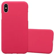 Etui i futerały do telefonów - Etui ochronne Cadorabo do Apple iPhone XS MAX w czerwonym etui na telefon komórkowy TPU Etui Cover Case - miniaturka - grafika 1