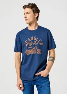 Męska koszulka t-shirt Wrangler AMERICANA TEE L - Koszule męskie - miniaturka - grafika 1
