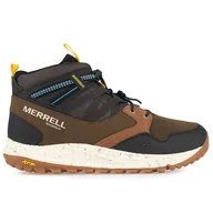 Buty zimowe męskie - Buty Merrell Nova Sneaker Boot Bungee Waterproof J067111 - brązowe - miniaturka - grafika 1