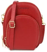 Portfele - TOREBKA NA TELEFON kopertówka portfel T-12 bordo - miniaturka - grafika 1