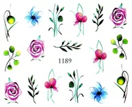 Ozdoby do paznokci - Naklejki wodne na paznokcie - nr 1189 - miniaturka - grafika 1