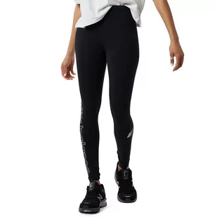 Legginsy New Balance WP23507BK - czarne - Spodnie sportowe damskie - miniaturka - grafika 1