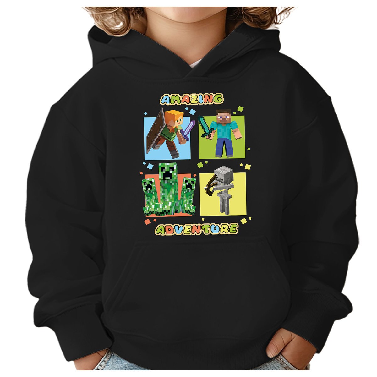 BLUZA DZIECIĘCA MINECRAFT 146-152 DLA DZIEWCZYNKI CHŁOPCA PREZENT