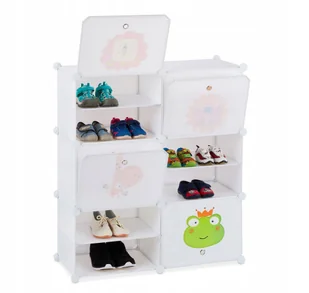 Modułowa szafka regał na buty organizer zabawek dla dzieci - Szafki na buty - miniaturka - grafika 1