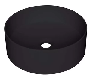 Umywalka nablatowa granitowa Silia nero czarna Deante - Umywalki - miniaturka - grafika 1