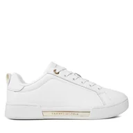 Sneakersy damskie - Sneakersy Tommy Hilfiger Chique Court Sneaker FW0FW07634 Biały - miniaturka - grafika 1