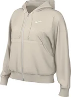 Swetry damskie - Nike W NSW Phnx FLC FZ OS Hoodie Długi sweter damski - miniaturka - grafika 1