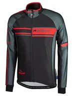 Bluzy na rower - ROGELLI ANDRANO bluza rowerowa czarno-czerwona - miniaturka - grafika 1
