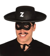 Dodatki do strojów karnawałowych - GUIRCA Kapelusz dla Zorro KAP/5426-G - miniaturka - grafika 1