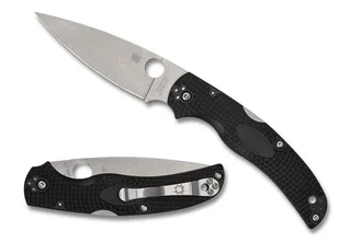 Nóż składany Spyderco Native Chief Black FRN, Satin CTS BD1N by Sal, Eric Glesser (C244PBK) - Noże - miniaturka - grafika 1