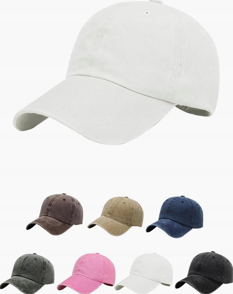 CZAPKA MĘSKA Z DASZKIEM UNISEX BAWEŁNA REGULOWANA CASUAL VINTAGE SPORTOWA