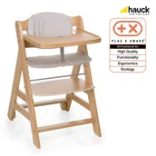 Krzesełka do karmienia - hauck krzesełko Beta+ Natur - miniaturka - grafika 1