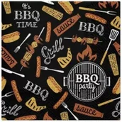 Dekoracje i nakrycia stołu na imprezę - Paw Serwetki Grill 33 x 33 cm 20 szt. - miniaturka - grafika 1