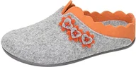 Kapcie damskie - Manitu Home Damskie kapcie 320097-09, szare, rozmiar 37 UE - miniaturka - grafika 1