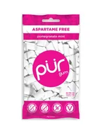 Gumy do żucia, lizaki, dropsy - Naturalna guma do żucia PÜR bez Aspartamu, Granat z Miętą, 55szt - miniaturka - grafika 1