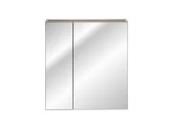 Szafki łazienkowe - Comad SANTA FE TAUPE 84-60-A-2D Szafka z lustrem 60 cm Szary krzemowy - miniaturka - grafika 1