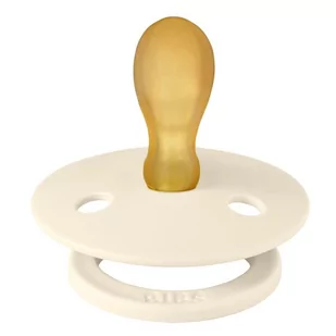 Bibs Colour Symmetrical Ivory M Smoczek Symetryczny Kauczuk Hevea - Smoczki uspokajające - miniaturka - grafika 1