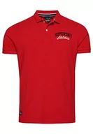 Koszulki męskie - Superdry koszulka polo haftowana bluza męska, Różnorodność sieci, XXL - miniaturka - grafika 1