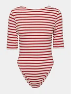 Body - Pieces Body Miral 17150076 Biały Regular Fit - miniaturka - grafika 1