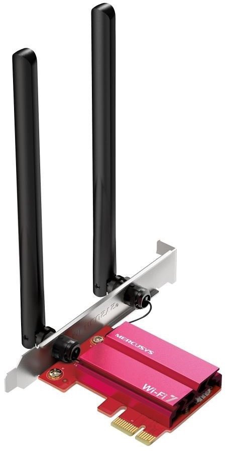 MERCUSYS MA37BE WiFi7 PCIe adapter BE6500,2,4GHz/5GHz/6GHz,Bluetooth5.4 MA37BE