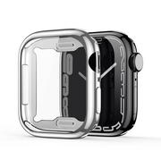 Akcesoria do smartwatchy - Dux Ducis Samo etui do Watch 7 45mm elastyczny pokrowiec na zegarek srebrny - miniaturka - grafika 1