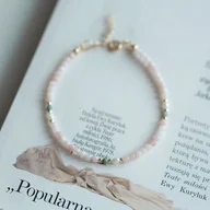 Bransoletki - Bransoletka klasyczna N106 opal, turkus, perła - miniaturka - grafika 1
