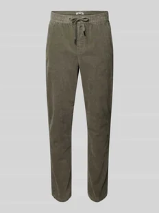 Spodnie sztruksowe o kroju tapered z mieszanki bawełny model ‘LINUS’ - Spodnie męskie - miniaturka - grafika 1