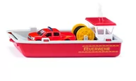 Samochody i pojazdy dla dzieci - Siku łódź z wozem strażackim Super 1:50 - miniaturka - grafika 1