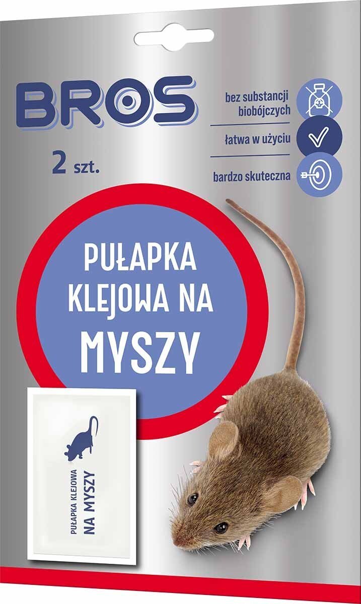 Bros - Pułapka Klejowa Na Myszy 2szt
