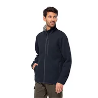 Kurtki męskie - Męska kurtka polarowa Jack Wolfskin ROBSON FJORD JACKET night blue - L - miniaturka - grafika 1