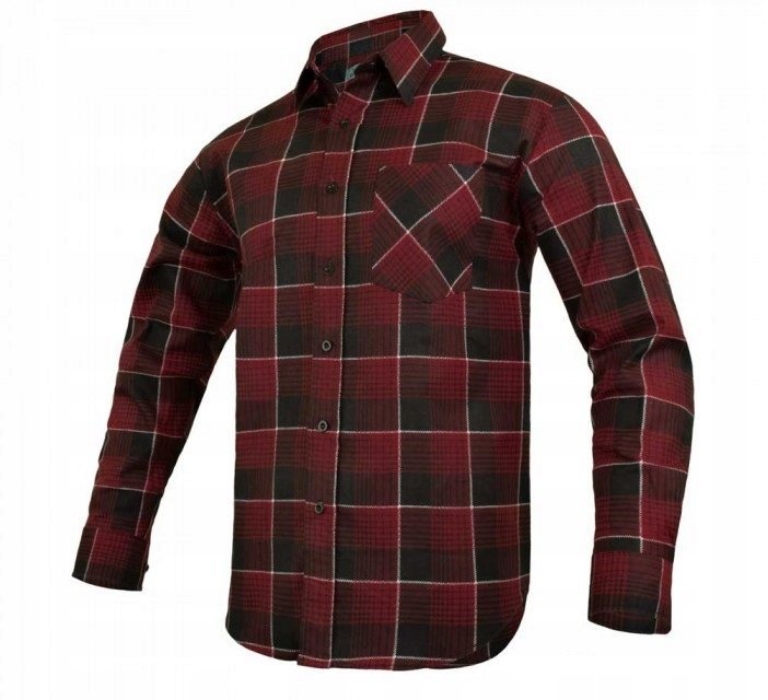 Koszula Flanelowa Męska 100% Bawełna Rozmiar 39