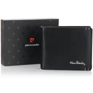 Portfele - Portfel męski Pierre Cardin z przeszyciami YS606 324 z RFID - miniaturka - grafika 1