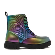 Buty dla dziewczynek - Trzewiki DeeZee CEO-CM241227-16 Zielony - miniaturka - grafika 1