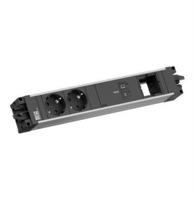 Listwa zasilająca Bachmann BACHMANN STEP ALU 2xCEE7/3, 1x USB-C/C 100 W, 1x CM