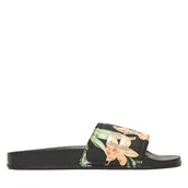 Klapki i japonki damskie - Klapki Roxy ARJL100679 Czarny - miniaturka - grafika 1