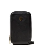 Etui i futerały do telefonów - Tommy Hilfiger Etui na telefon Th Timeless Phone Wallet AW0AW13984 Czarny - miniaturka - grafika 1