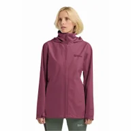 Kurtki damskie - Damska kurtka przeciwdeszczowa Jack Wolfskin TRAILTIME 2L JKT W raisin - S - miniaturka - grafika 1