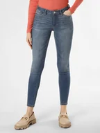 Spodnie damskie - Tom Tailor Denim Dżinsy - Nela Kobiety niebieski jednolity, M - miniaturka - grafika 1
