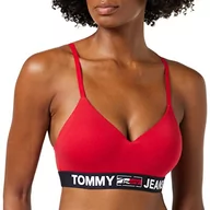 Biustonosze - Tommy Hilfiger Biustonosz damski typu bralette Lift, Podstawowy czerwony, M - miniaturka - grafika 1