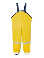 Spodnie i spodenki dla chłopców - Playshoes 408622 polarowe spodnie na szelkach Uniseks - dzieci, Żółty, 140 - miniaturka - grafika 1