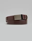 Paski - Pasek męski lari brąz ka6 bez obszycia 3,5 - miniaturka - grafika 1